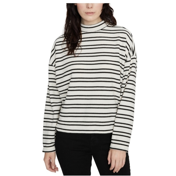 Sanctuary Sweaters - SANCTUARY Alea Striped Sweater Mockneck NWT SIZE MEDIUM